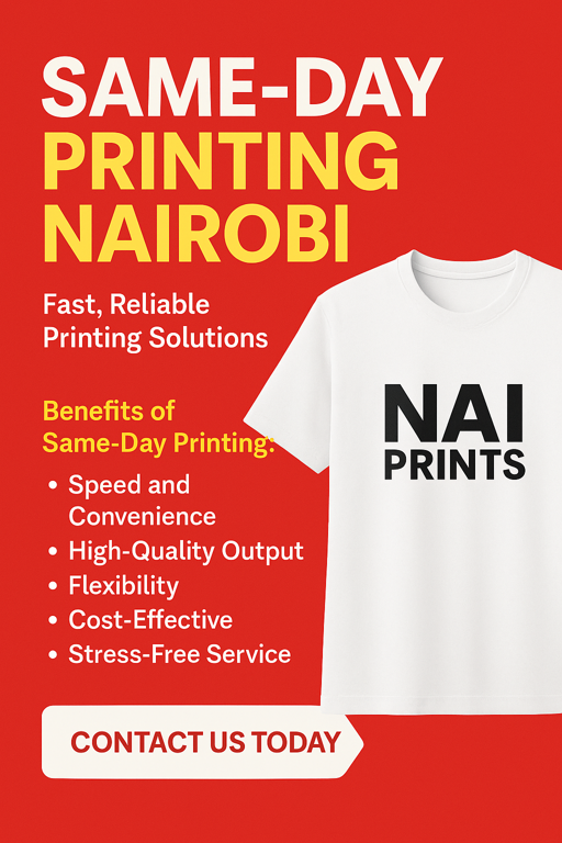 Same-Day Printing Services in Nairobi