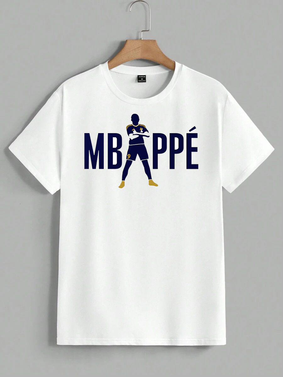 Kylian Mbappé Premium Graphic T-Shirt – Football Fan Collection by Nai Prints